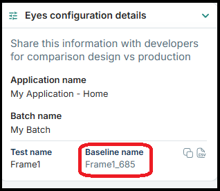 Baseline Name