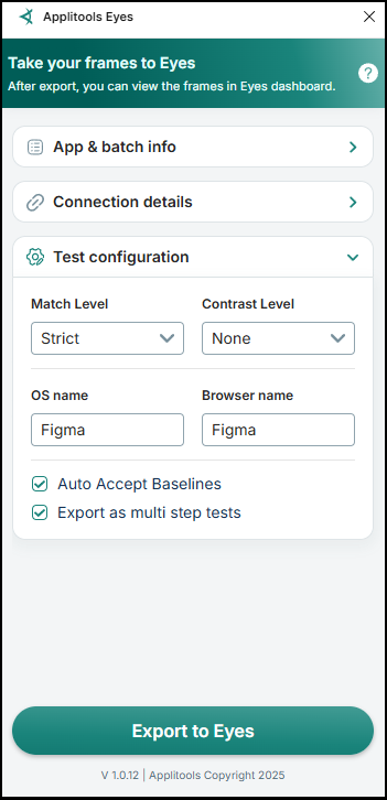 Test Config