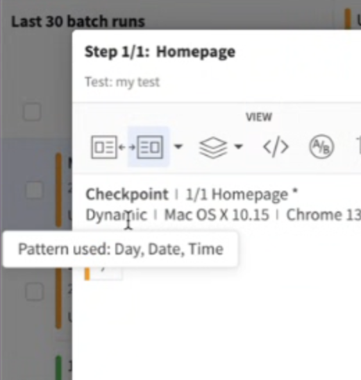 Using Dynamic Region